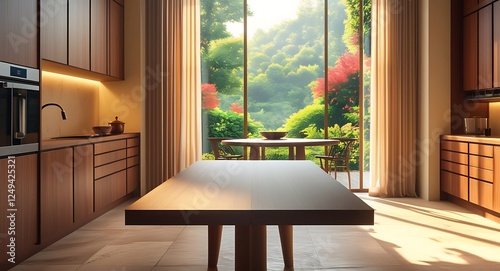 Modern dining room interior