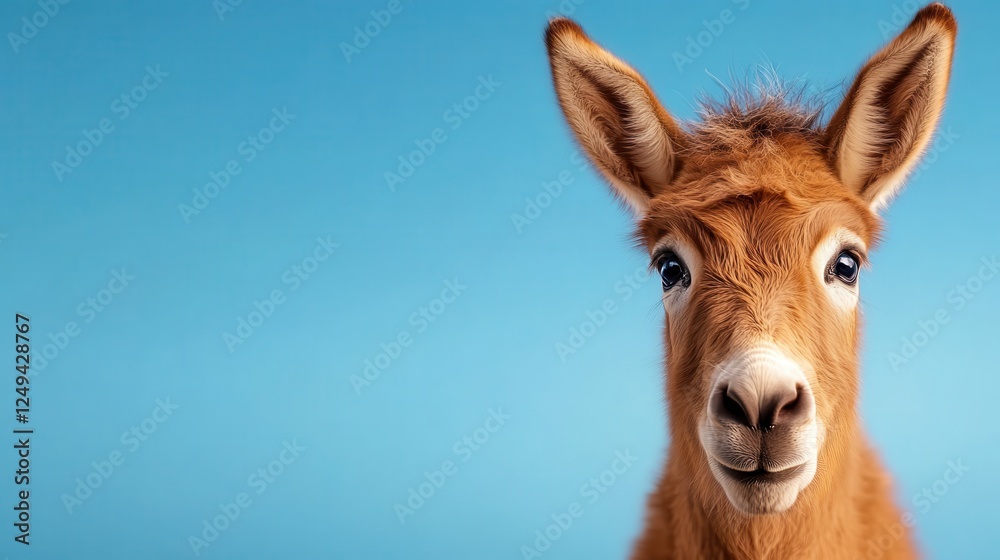 This image highlights a playful calf with a delightful look, showcasing the charm and innocence typically found in rural farm life and reminding us of nature's joys. This image highlights a playful calf with a delightful look, showcasing the charm and innocence typically found in rural farm life and reminding us of nature's joys.