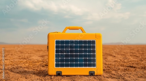 Solarpowered portable water purification device for remote and disaster areas photo