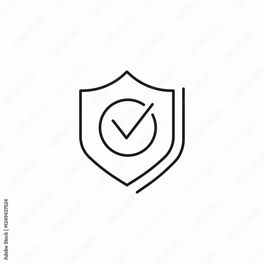 double shield icon sign vector double shield icon sign vector