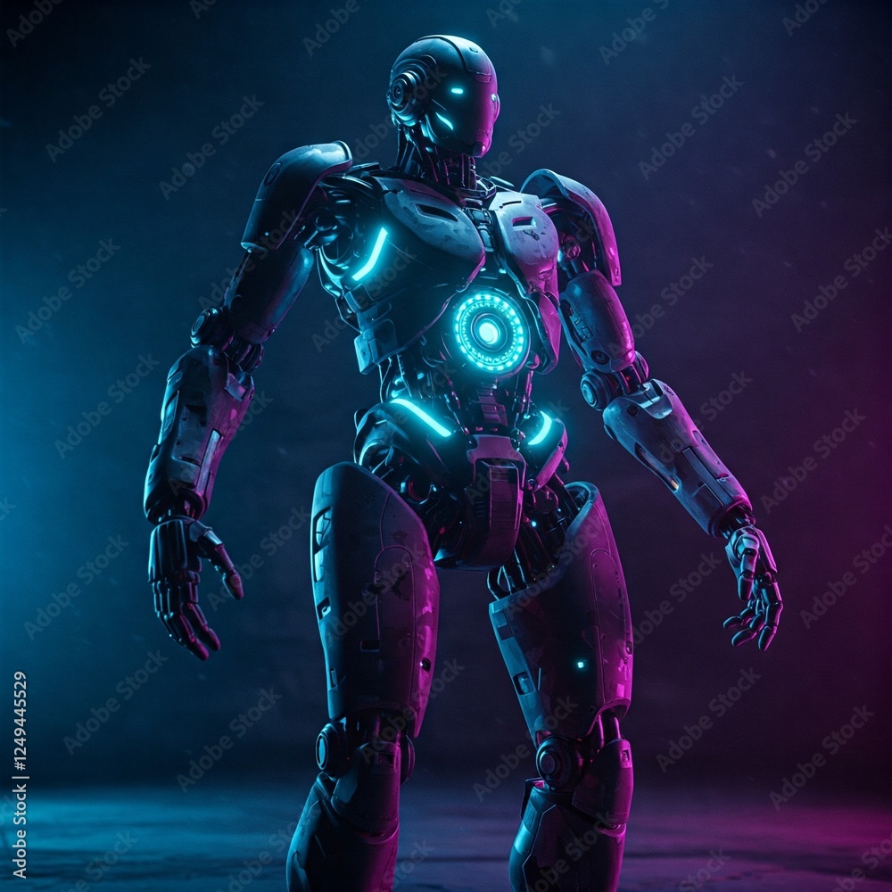 Fototapeta premium Humanoider Roboter 