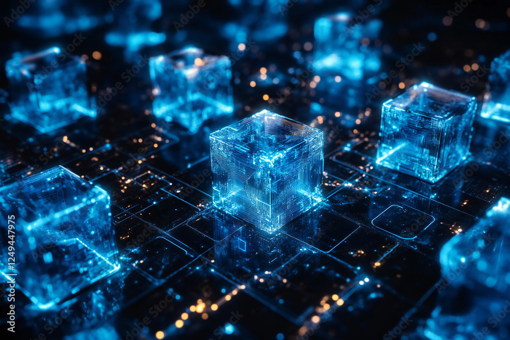 Fototapeta premium キューブの輝き