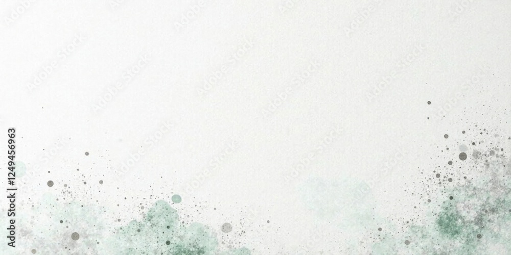 Fototapeta premium Subtle Mint and Gray Speckled Wash Background Ideal for Design Projects and Artistic Applications