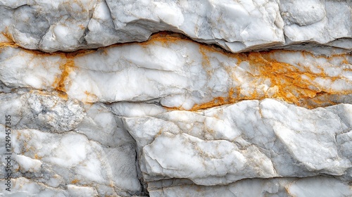 White and orange rock texture, cliff face detail, natural background, design element