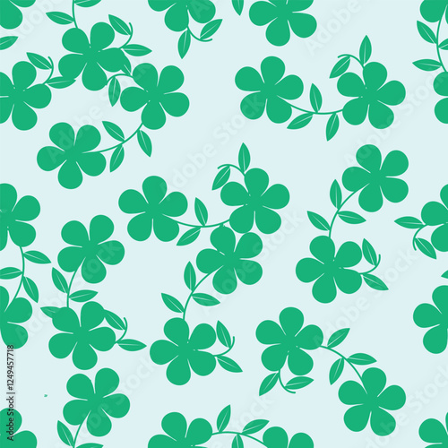 floral seamless allover design pattern