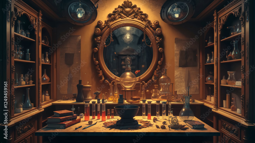Obraz premium alchemist's office