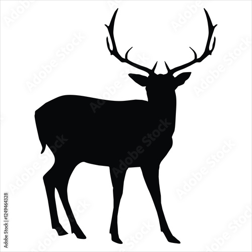 deer silhouette vector