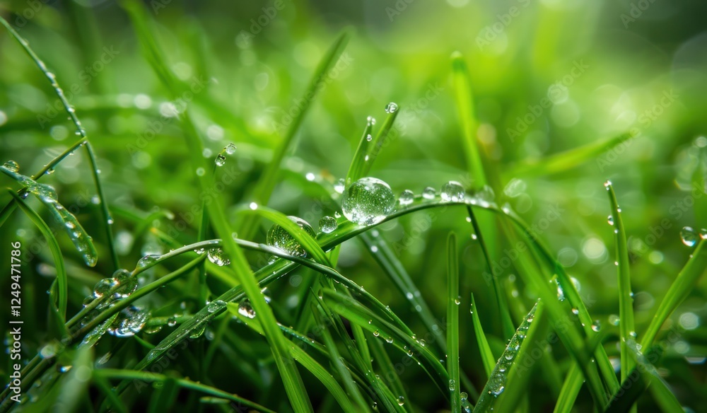 abstract glass field meadow water drop wet dew morning leaf leave macro shot large freshness glowing abstract glass field meadow water drop wet dew morning leaf leave macro shot large freshness glowing