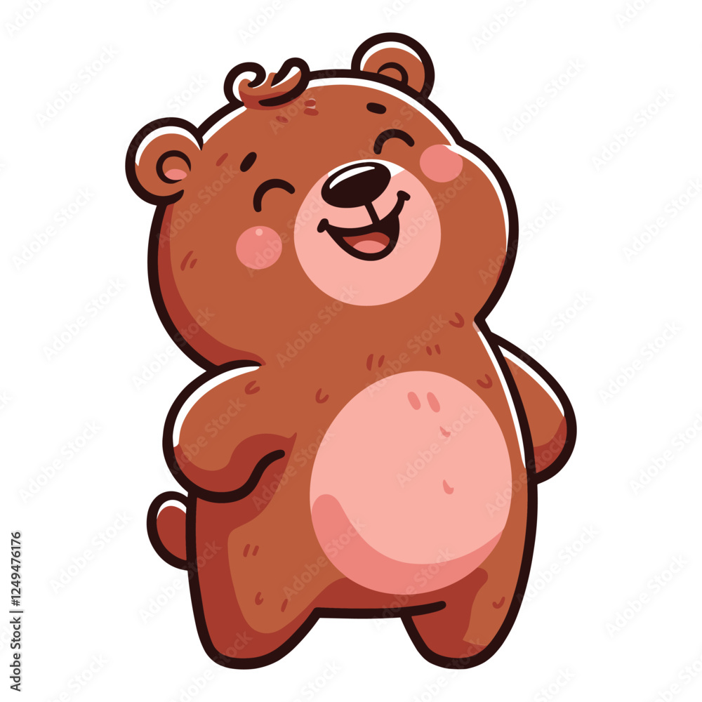 A realstict Bear vector illustration bear icon logo teddy cartoon character A realstict Bear vector illustration bear icon logo teddy cartoon character