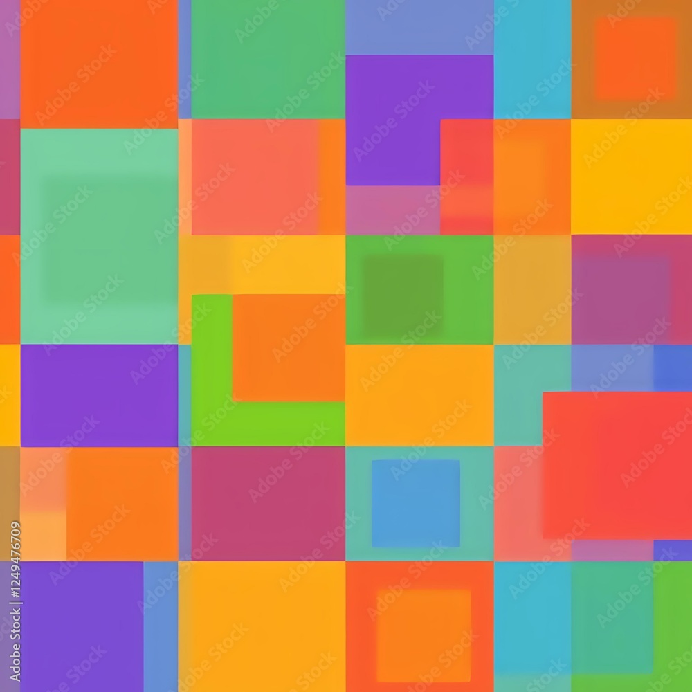Vibrant Geometric Abstract Squares Wallpaper with Modern Patterns Vibrant Geometric Abstract Squares Wallpaper with Modern Patterns