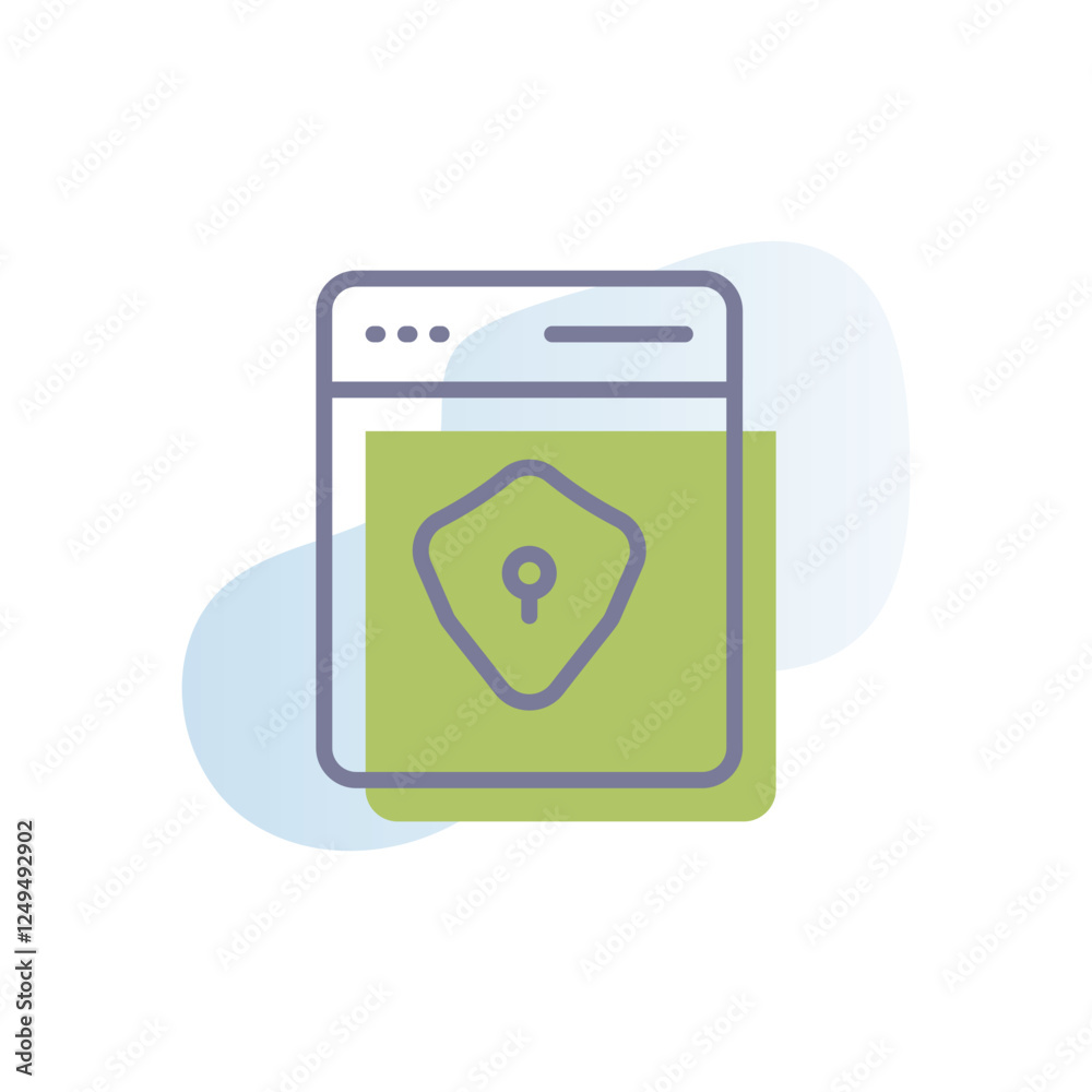 Secure Website vector icon Secure Website vector icon