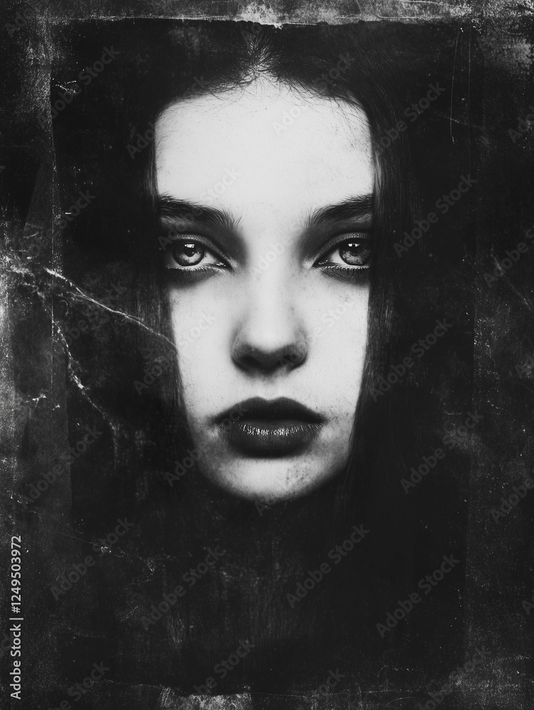 portrait of a young woman - generative ai portrait of a young woman - generative ai