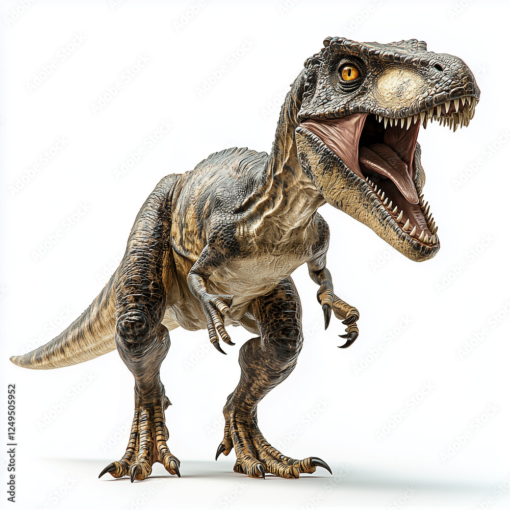 Fototapeta premium tyrannosaurus illustration isolated on a white background