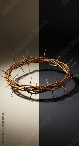 Crown of Thorns: Sacrifice, Religion, Christianity, Easter, Resurrection, Symbolism, Pain, Faith, Lent - Hope & Redemption