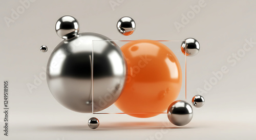 Floating Metallic Spheres	
