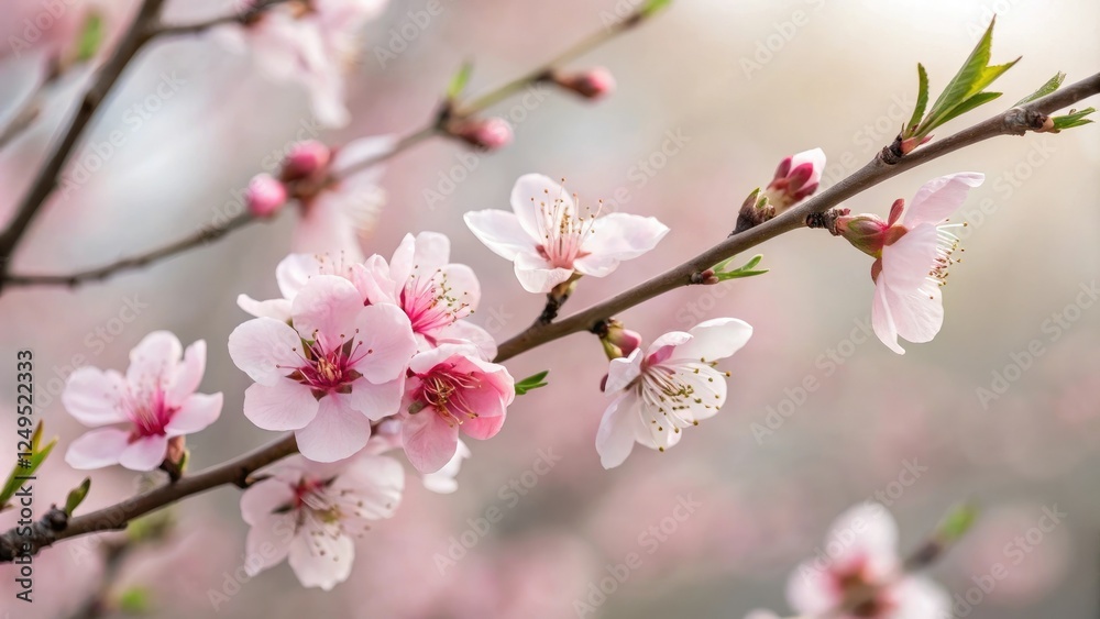Soft peach blossom bloom abstract floral background wallpaper pattern, organic feel, natural colors, gentle hue, delicate blooms Soft peach blossom bloom abstract floral background wallpaper pattern, organic feel, natural colors, gentle hue, delicate blooms