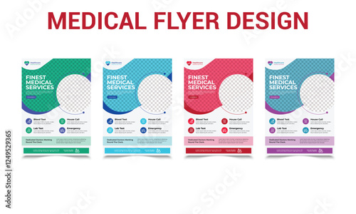 Modern medical and clinic flyer design, layout, leaflets decoration for printing and presentation vector, cover a4 template.
Corporate medical flyer design
Healthcare, Medical pharmacy flyer, poster.
