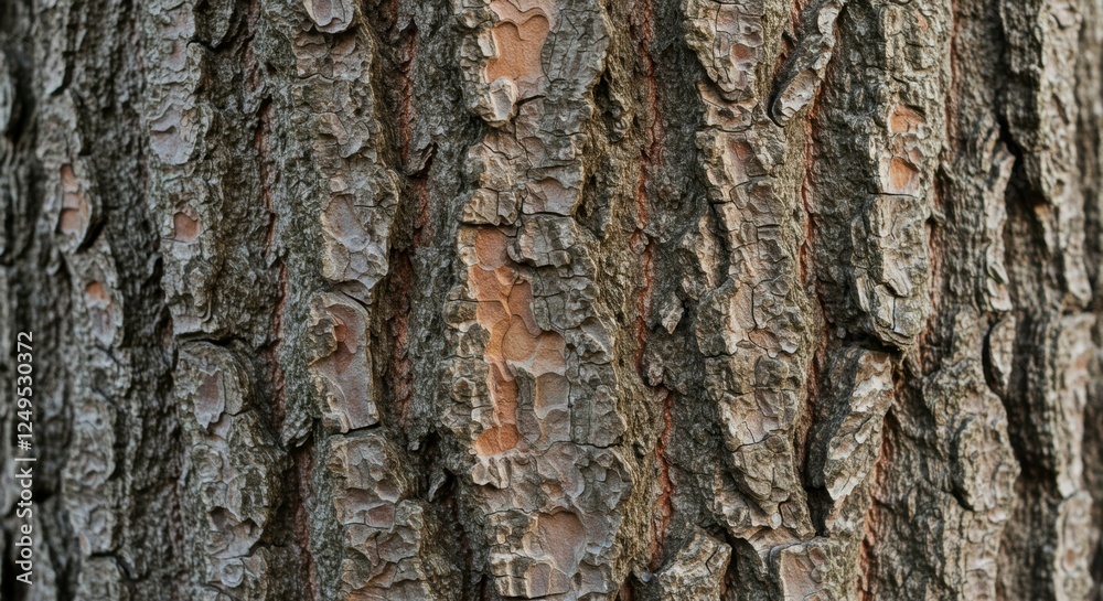 Close-up view of textured tree bark showcasing natural patterns and colors in a forest setting (1) Close-up view of textured tree bark showcasing natural patterns and colors in a forest setting (1)