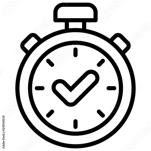 Availability Customer Support Icon Line Design Vector Concept