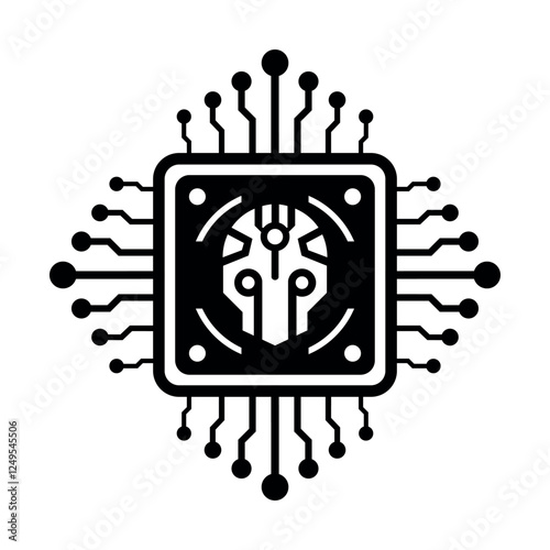 Advanced Bionic Chip Design, Futuristic Semiconductor, Revolutionary Bionic Processor