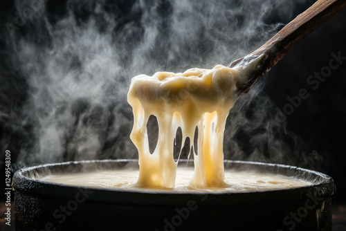 Cheese Fondue Isolated