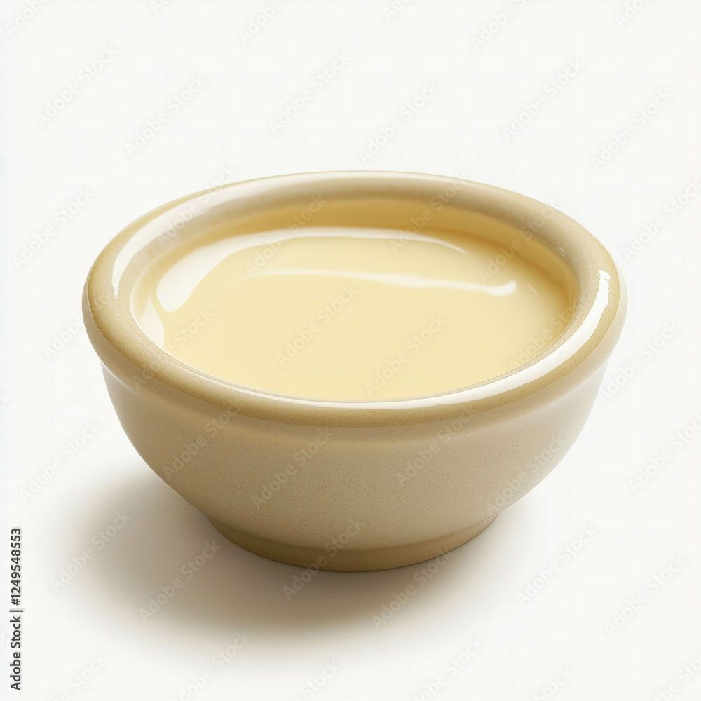 Cream Bowl Isolated Cream Bowl Isolated