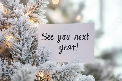 See You Next Year! Text Wri...
