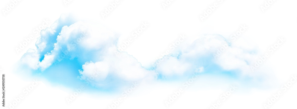 Soft white clouds floating against clear blue sky Soft white clouds floating against clear blue sky