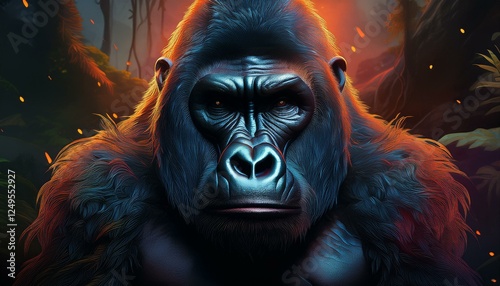 Kunstwerk Gorilla photo