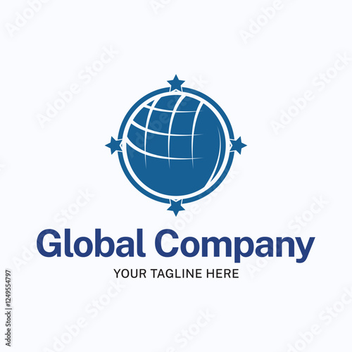 Global Business Logo Design. company logo Design, tech logo, brand logo design with vector 