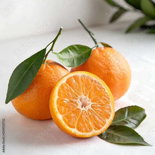 Citrus Freshness: Ultra-Detailed Orange Photography