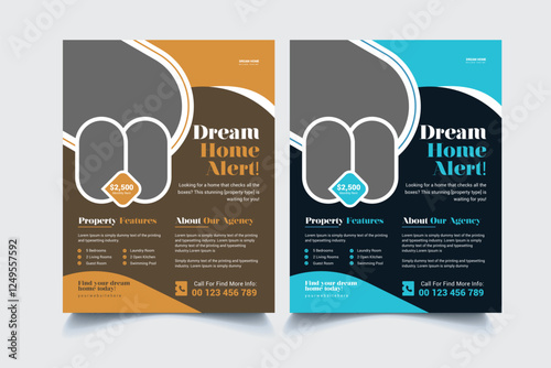 Real Estate Business Flyer Design Template