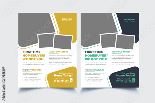 Real Estate Business Flyer Design Template