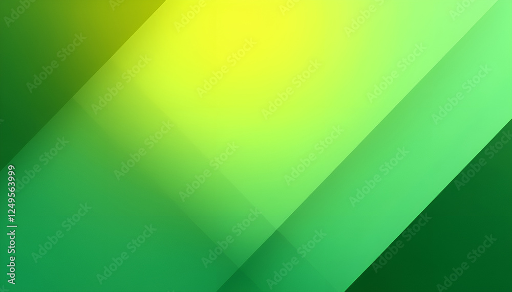 Geometric abstract background with green and yellow gradient layers Geometric abstract background with green and yellow gradient layers