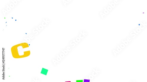 Carnaval lettering animation