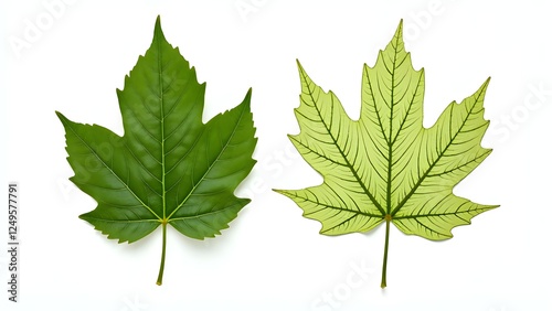 The beauty of leaf veins and vitality