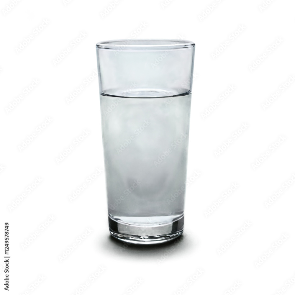 glass of water isolated on transparent background glass of water isolated on transparent background