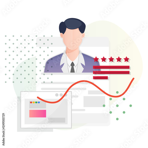 User Persona - Interview Candidate - Illustration