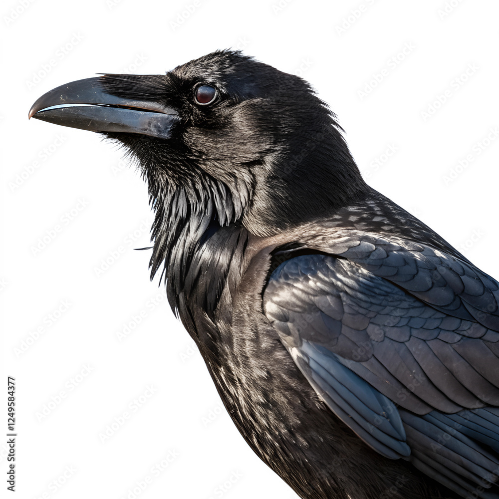 Raven on Transparent Background. PNG Raven on Transparent Background. PNG