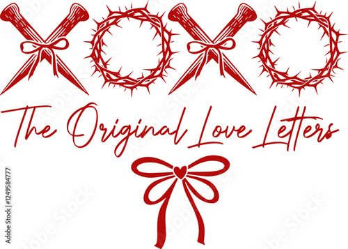 Xoxo the Original love letter vector SVG