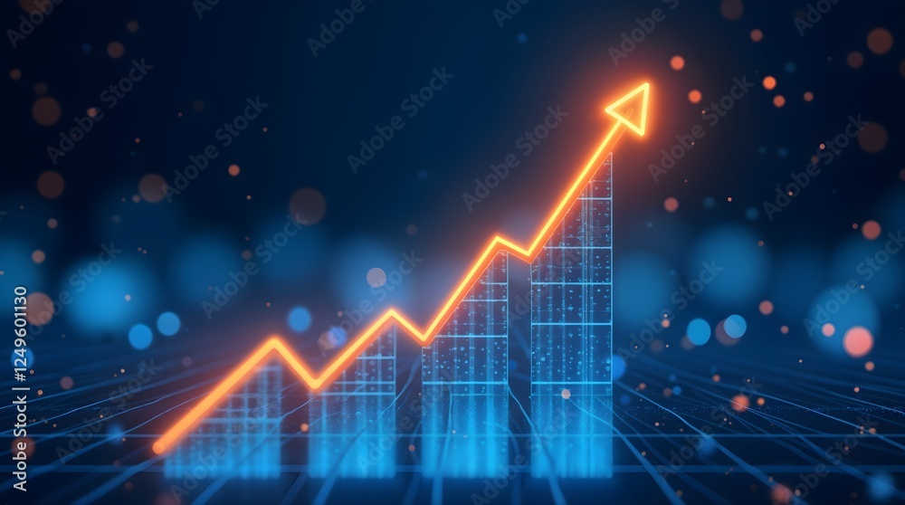 growth arrow symbol business up background of success graph financial profit stock diagram or growing economy investment income target and goal increase achievement on development strategy chart. growth arrow symbol business up background of success graph financial profit stock diagram or growing economy investment income target and goal increase achievement on development strategy chart.