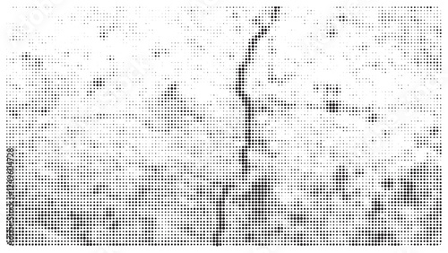 Creative texture halftone vector template.