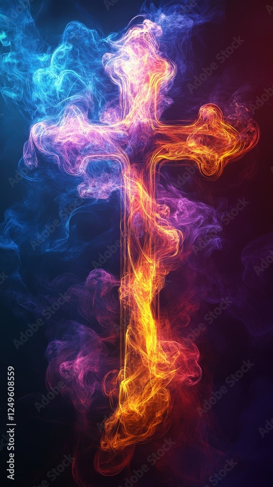 Fototapeta premium Ethereal Cross.