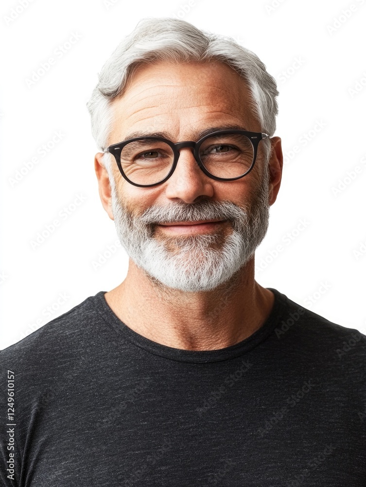 Mature man with beard Mature man with beard