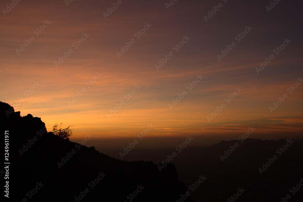 Arizona Flatiron Hike Siphon Draw Sunset Arizona Flatiron Hike Siphon Draw Sunset