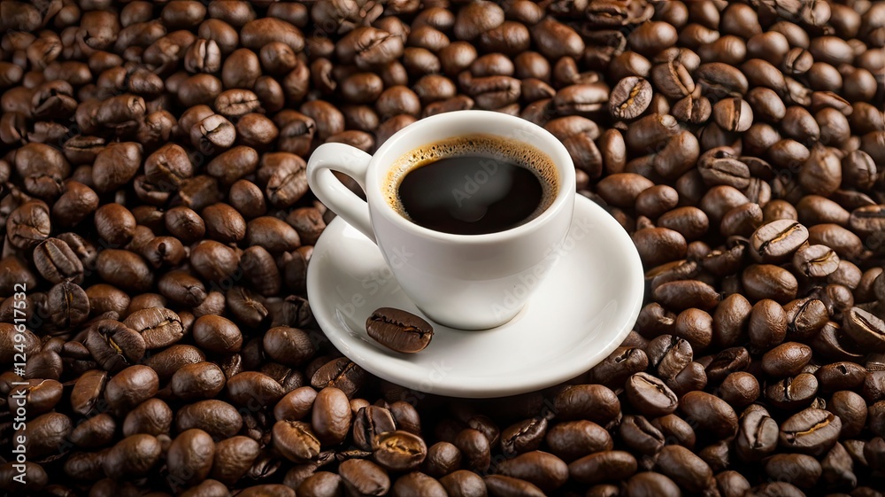 coffe bean and one cup coffe
coffe bean and one cup coffe