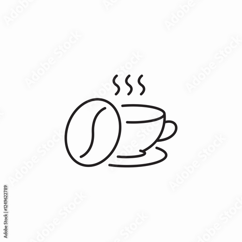 coffee cup icon sign vector