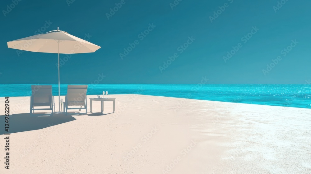 Relaxing beach scene tropical island calm waters aerial view serenity and escape Relaxing beach scene tropical island calm waters aerial view serenity and escape