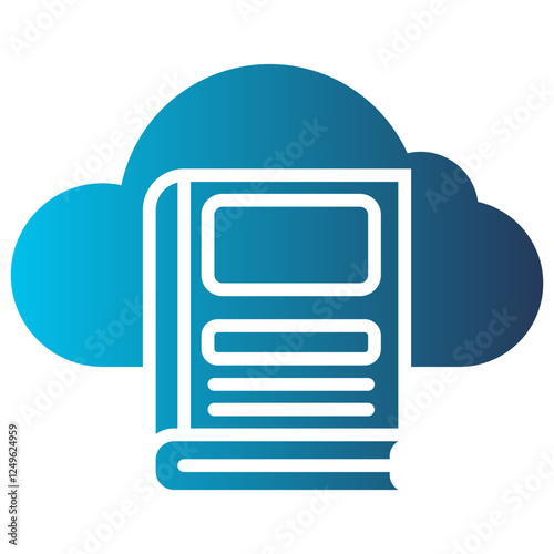 Cloud Library Icon