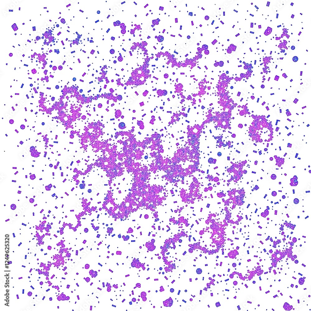 Shimmering Iridescent Glitter on a Fractal Tapestry Shimmering Iridescent Glitter on a Fractal Tapestry